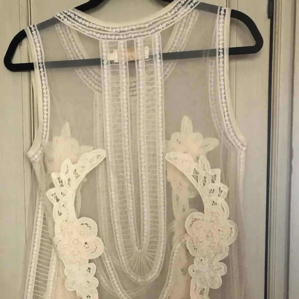 Candela X Free People Lace Mini Dress
